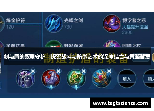 剑与盾的双重守护：探索战斗与防御艺术的深度结合与策略智慧
