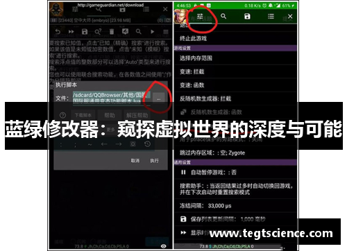 蓝绿修改器：窥探虚拟世界的深度与可能